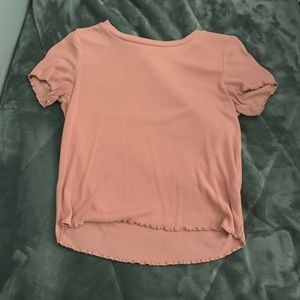 Short sleeve crop top